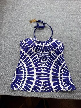 TRINA TURK - Tribal Geometric Tankini Halter